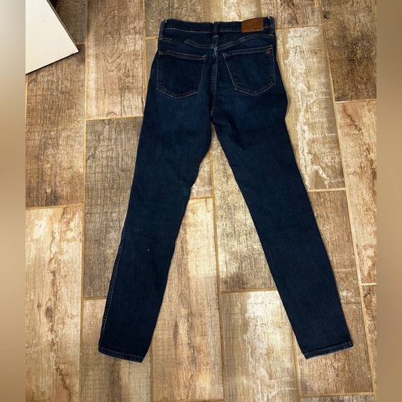 Madewell High Rise Skinny Blue Jeans - Picture 6 of 8